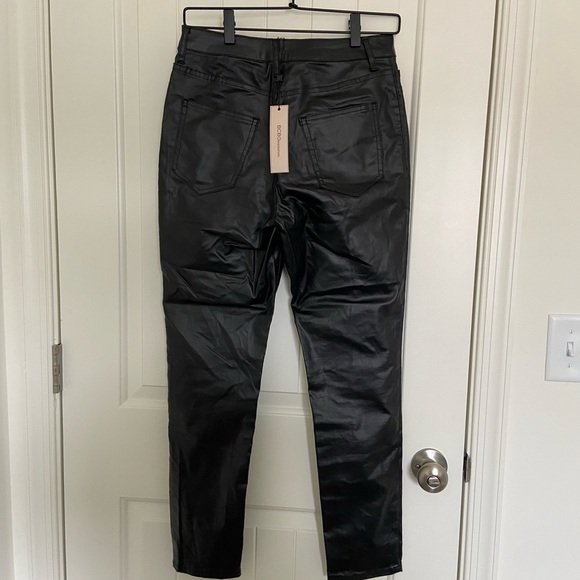 NWT | BCBGeneration women’s black faux leather pants —‎ size 27 - Picture 6 of 8